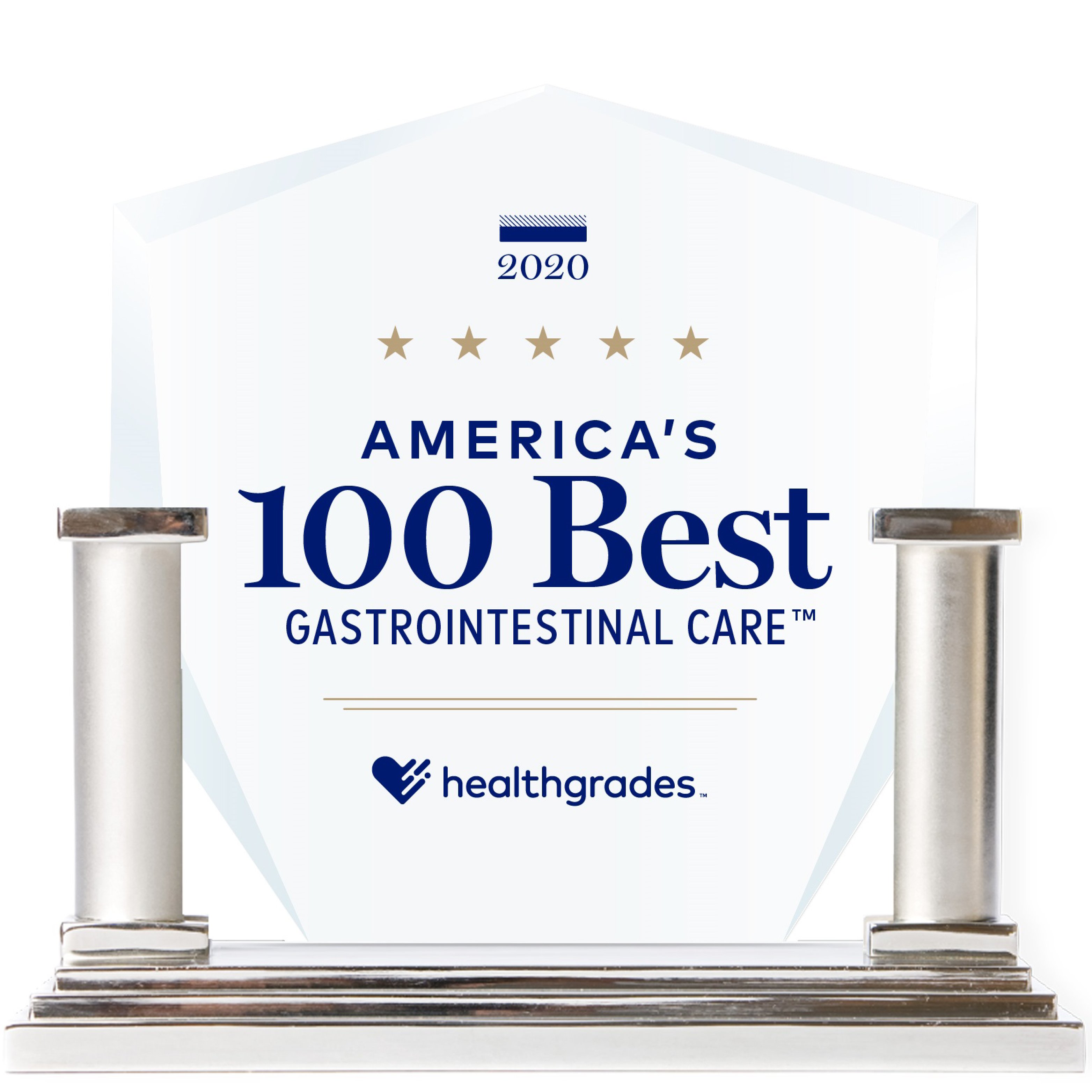 Americas 100 Best Gastrointestinal Care Trophy 2020